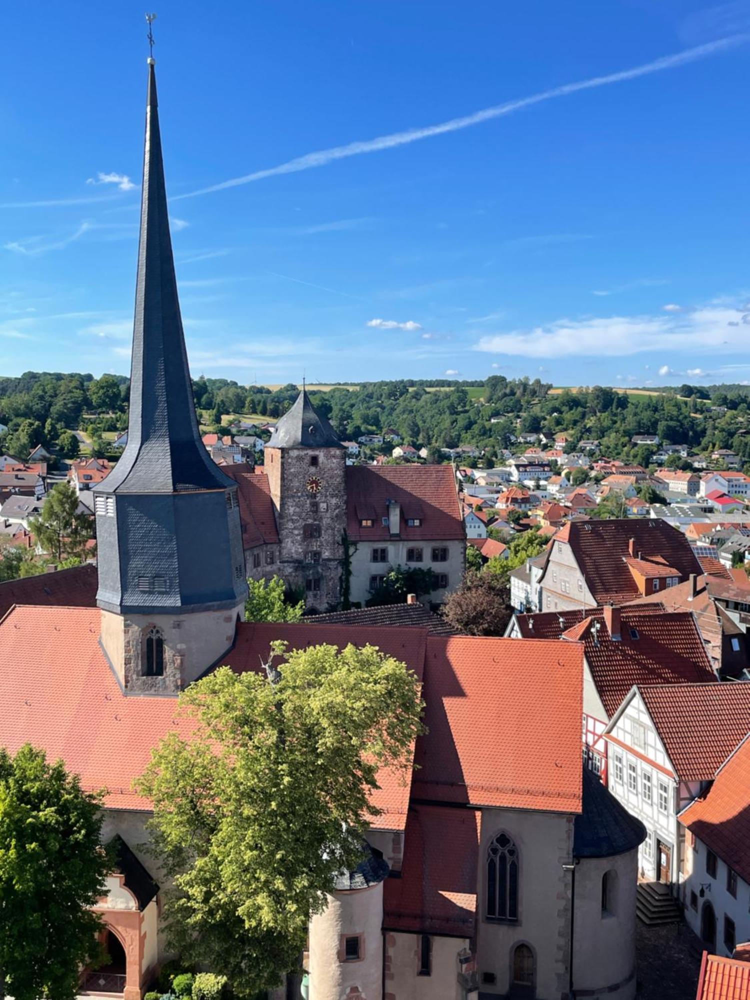 Naturnahe Unterkunft In Der Burgenstadt Schlitz Luaran gambar