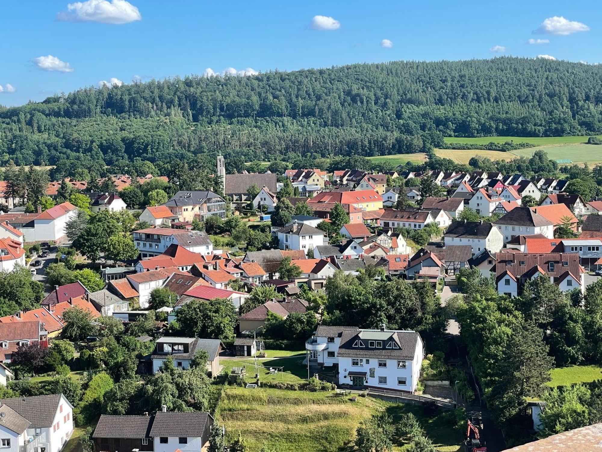 Naturnahe Unterkunft In Der Burgenstadt Schlitz Luaran gambar